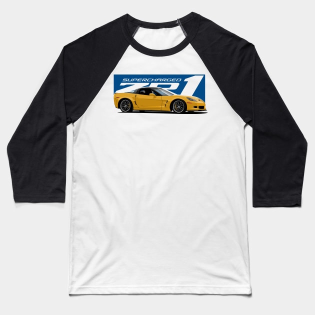 Vette Baseball T-Shirt by icemanmsc